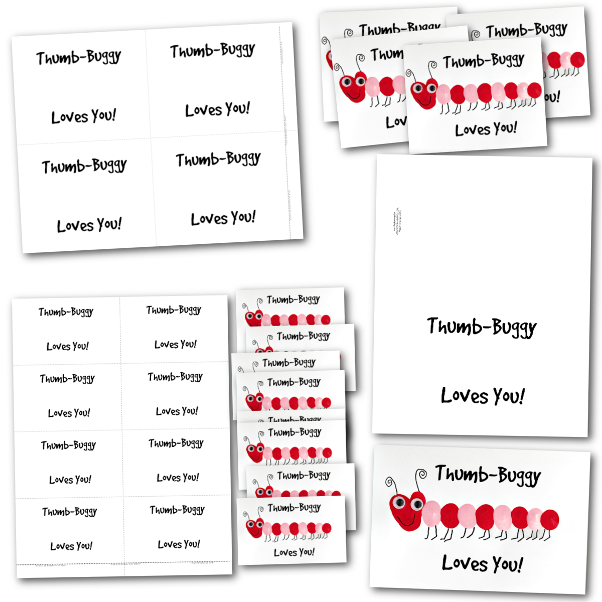 Dad Cards Below Instructions